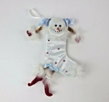 Snowman Head Christmas Stocking Christmas Ornament