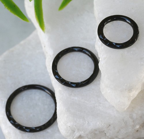 1 Stck. Front Facettierter Stil Scharniert Segment Ring Septum Clicker 316L Chirurgenstahl - Bild 7 von 7