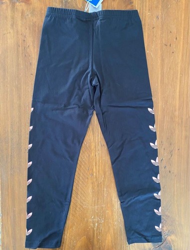 New Girls Youth Small Adidas Cropped Leggings Pants 9-10 years - Picture 3 of 3