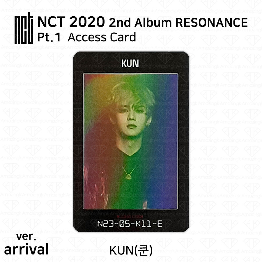 NCT 2020 2nd Album Resonance Pt.2 Photocard Access Card