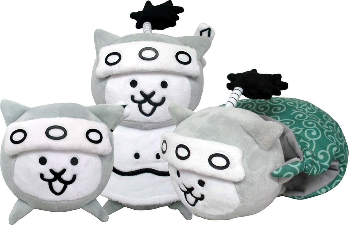 Nyanko War Plush Evolution Series Cat Ninja Set