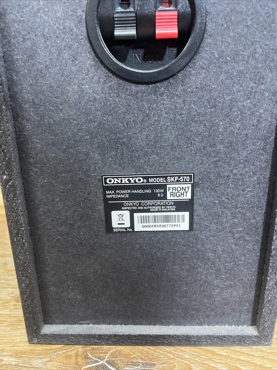 Enceinte Onkyo SKF-570 - Avant Gauche - Flambant Neuve - 130W - Noire