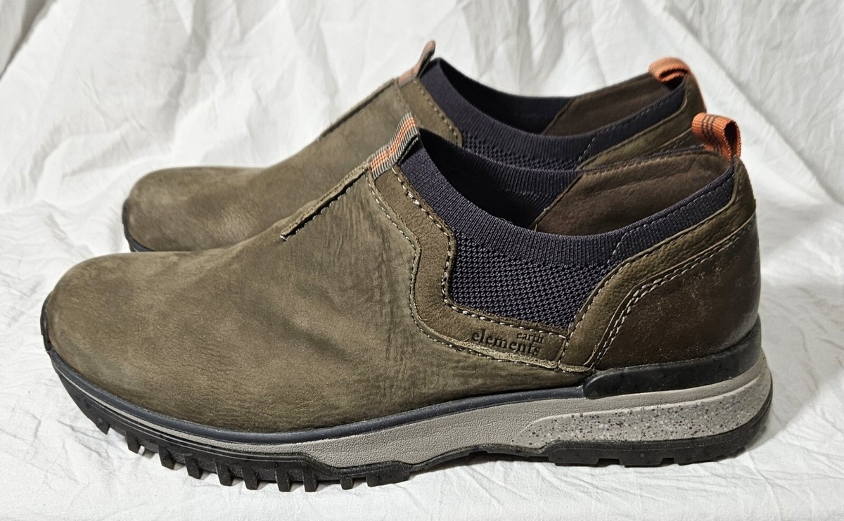 Earth Element Steadfast dark brown Nubuck slippers shoes mens Mens 9.5 Earth Elements Steadfast Slip On CBGP072021 Taupe  main image 3