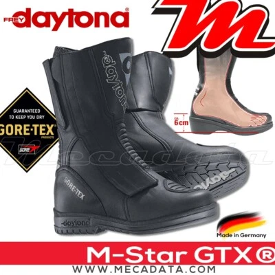 Men's Motorcycle Boots with 6 cm Heels GORE-TEX Daytona M-STAR GTX®