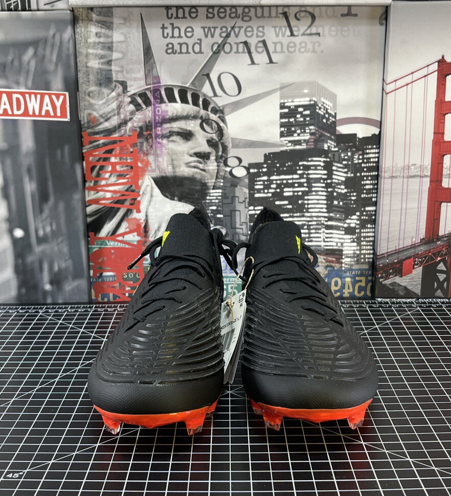 Adidas Predator Edge .1 L FG Soccer Cleats Black Red Shoes GW1023