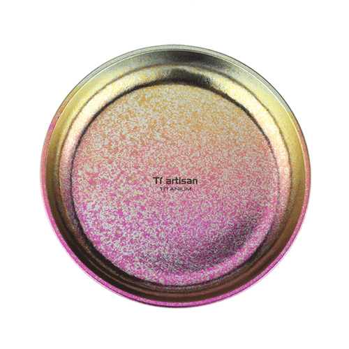Pure Titanium Single Wall Plate Round Dinner Dish Pan Outdoor Camping Tableware - Picture 10 of 15