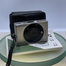 Canon IXUS Compact Digital Camera Silver Cased Instructions TESTED  VGC 594