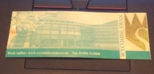 Original High Wycombe Swan Ticket or ticket stub