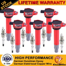 6x Ignition Coil & IRIDIUM Spark Plug Kits for Chrysler 300 2006-2010 Dodge 3.5L