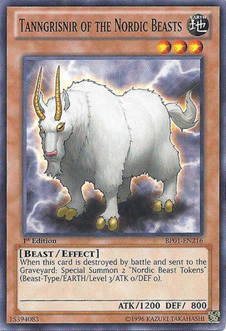 Tanngrisnir Nordic Beast Starfoil Rare Unlimited Edition BP01-EN216