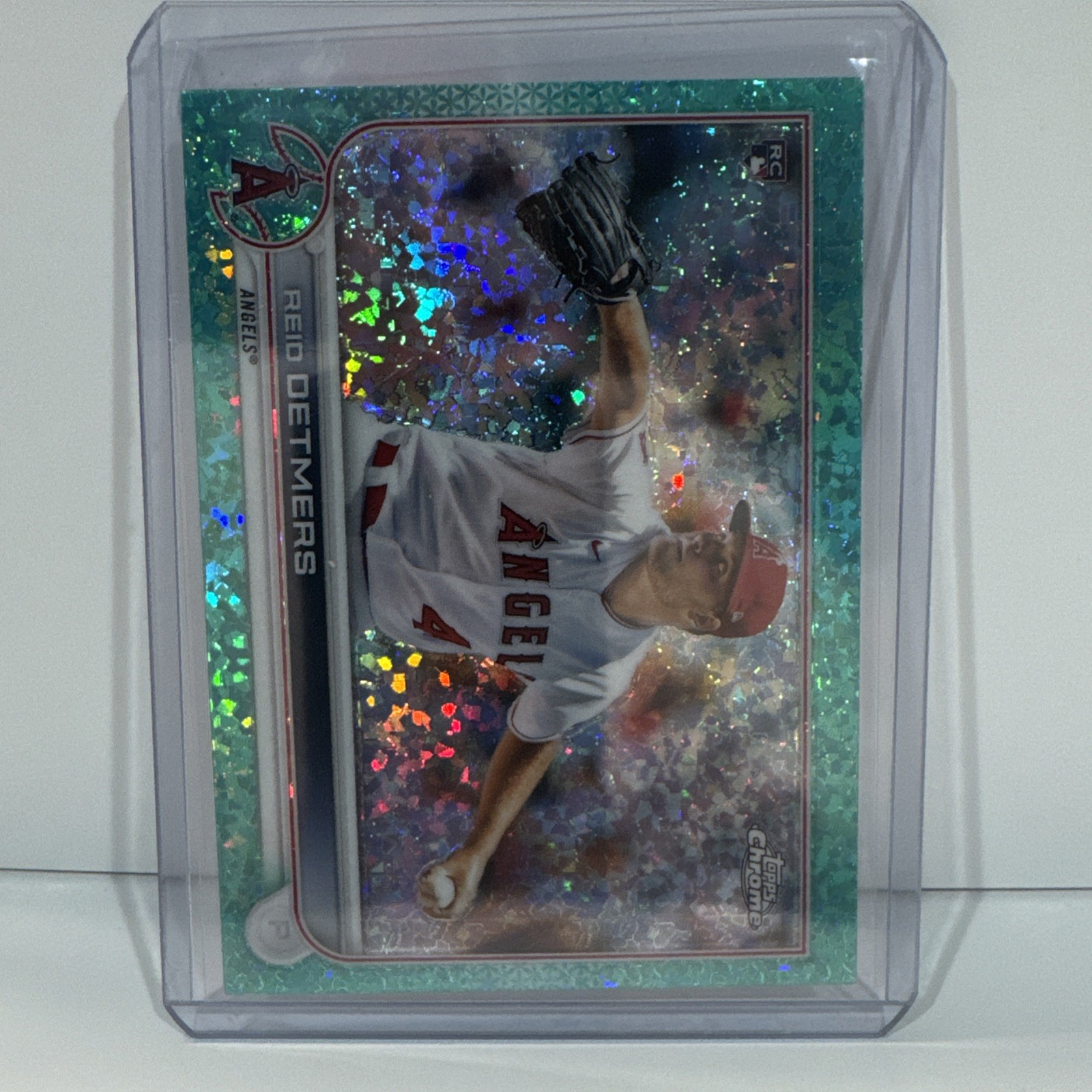 2022 Topps Chrome - Reid Detmers #79 Rookie Aqua Refractor /199