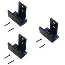 3 Pack Barn Door Guide Wall Mount Bottom Floor Pocket Guides Glide