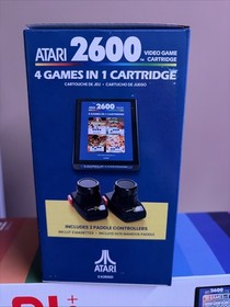 Atari 2600+ and 4 In 1 Catridge with Controllers