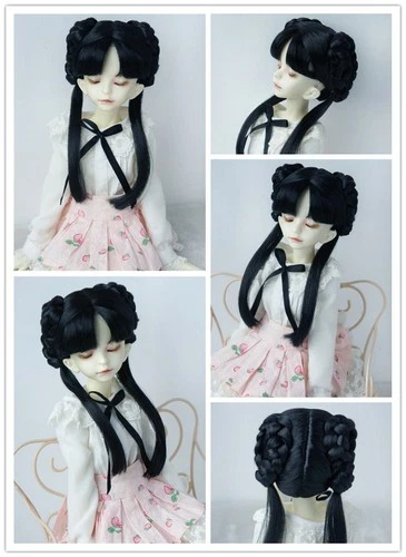 JD654  1/4 Long Curly BJD Wig For  18-20cm Size 7-8inch MSD Top Hair Accessories