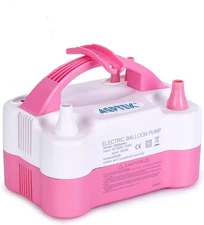 AGPtEK Electric Air Balloon Pump with Built-in Tying Tool, 110V 