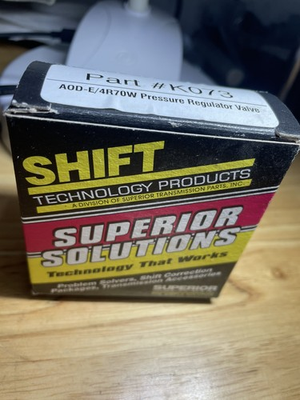 #ad .For AODE 4R70W SUPERIOR SOLUTIONS PRESSURE REGULATOR VALVE K073 SUPERIOR $25.00
