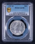 1907-d Barber Half Dollar 50c PCGS AU55 WB715