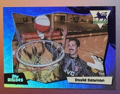 2025 Topps Decades 1990 s David Seaman /10 Image Variation Black Arsenal  