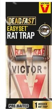 Image of Victor 20300402 Deadfast Easy Set Rat Trap, Wooden