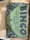Bingo Game Set Vintage Milton Bradley No 4148 from 1930's Original Box.