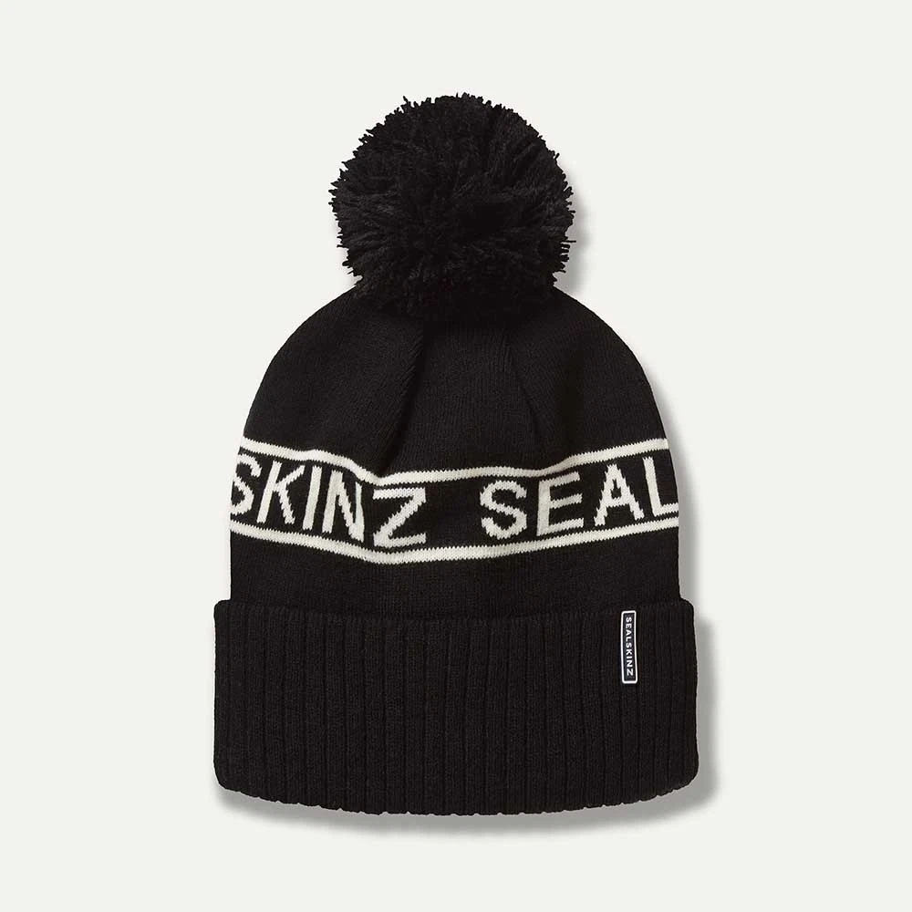 SealSkinz Heacham Waterproof Cold Weather Icon Bobble Hat - Black
Opens in a new window or tab