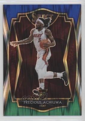 2020-21 Select Blue White Green Flash Prizm 6/25 Precious Achiuwa Rookie RC ni4