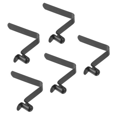 8x5mm Schaufel 5er Set Gardine Pol Druckknopf Feder Spindel für Zeltschaufel schwarz