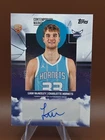 2025-26 Topps Liam McNeeley #CM-LM (AU, RC) Contemporary Marks