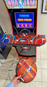Arcade1Up NBA Jam 4 Player Arcade Machine Cabinet Riser Stool LOCAL PICKUP