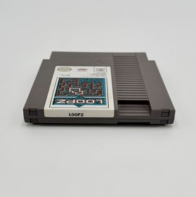 Loopz Nintendo NES Game Cartridge + Manual Authentic 1990 - Tested / Working