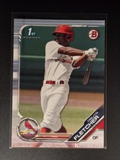 2019 Bowman Draft Trejyn Fletcher 1st Bowman Card #BD-174 St. Louis Cardinals