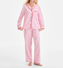 Charter Club Women's 2-Pc. Cotton Flannel Packaged Pajamas Set Sz XL