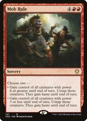 Mob Rule #147 Commander: Innistrad: Crimson Vow Rare