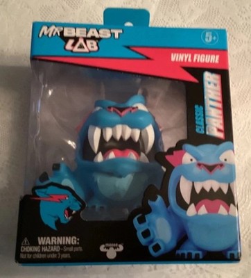 Mr Beast Lab Metallic Classic Panther Vinyl Figure by Moose, Rare Brand New