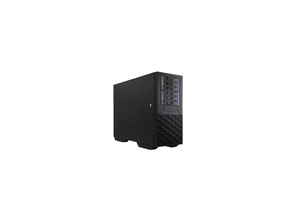 IN WIN IW-PL052X.B3 Black Mid-Tower Server Case 4 External 5.25" Drive Bays - Image 2 of 4