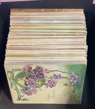 1907-20's LOT/10 ANTIQUE EASTER RANDOM ASSORTED POSTCARDS READ DESCRIPTION