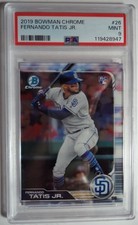 2019 BOWMAN CHROME #26 FERNANDO TATIS JR. ROOKIE RC PSA 9 Mint #119428947