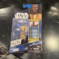 Star Wars The Clone Wars Mace Windu CW20 2011 Animated Style action figure 3.75
