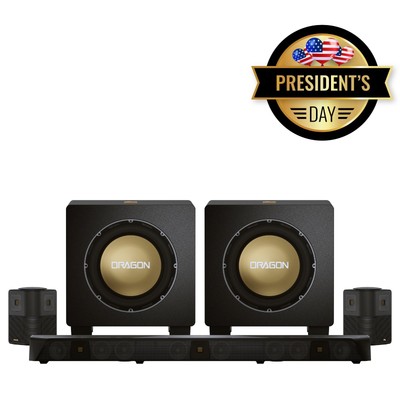 Nakamichi Dragon 11.2.6 with Dual 12'' Subwoofers, Dolby Atmos and DTS:X Pro