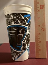 1 VINTAGE CAROLINA PANTHERS ICEE SOUVENIR CUP -  NFL - Coca-Cola 1990’s