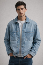 Giubbino jeans Uomo DONDUP TG 48