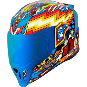 Icon Airflite Helmet Full Face - Flyboy Blue - Adult Size Medium