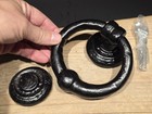Antique Style Heavy Cast Iron Ring Door Knocker — photo 1