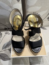 Michael Kors MK Meadow Platform Sandals Black