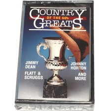 Country Greats Of The 60's Cassette Tape 1977 1960s Country Music NEW SEALED