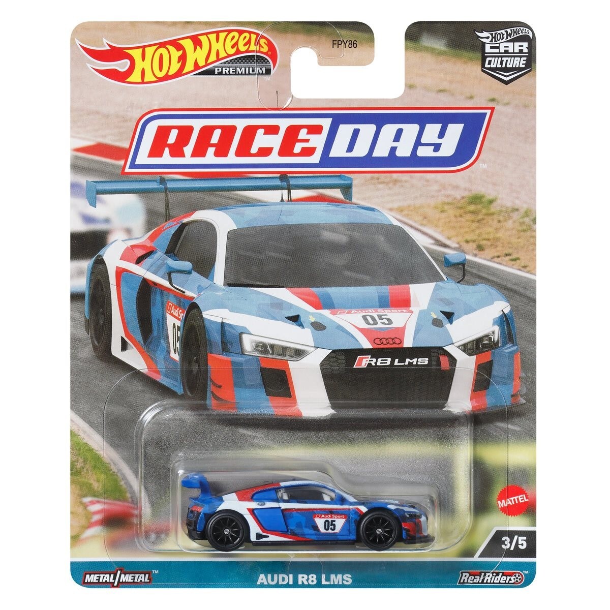 Hot Wheels 2023 Car Culture Race Day Audi R8 LMS 1/64 Diecast Car