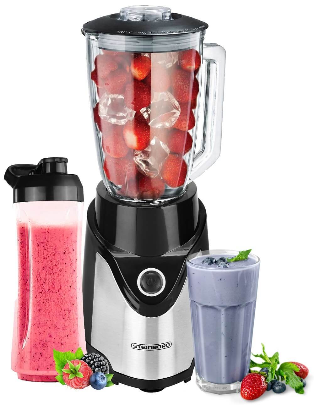 Standmixer Blender Smoothie Maker Universal Mixer Ice Crusher 500 W
