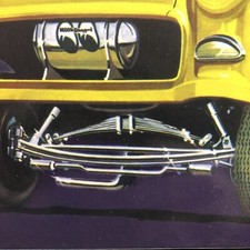 Amt Gasser Chrome I Beam Straight Axle Transverse Spring 125 Lbr Model Parts