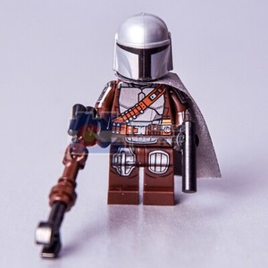NEW LEGO Mandalorian Minifigure 75299 Shiny Beskar Season 2 Star Wars Mando 673419340588 | eBay