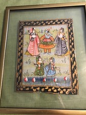 Antico batik in seta -  arte orientale - arazzo - seta dipinta -